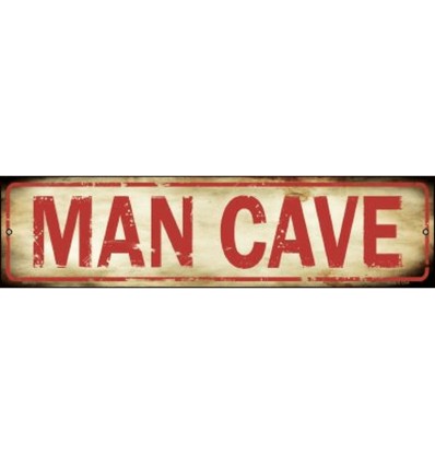 Man Cave wh/red